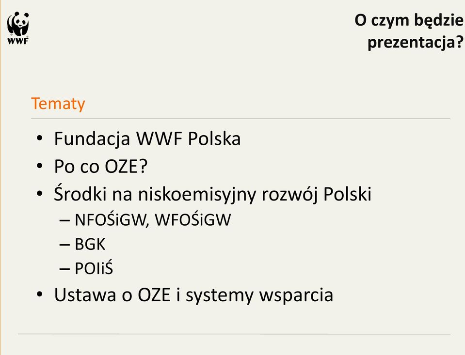 Środki na niskoemisyjny rozwój Polski