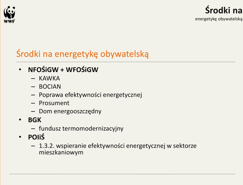 energooszczędny BGK fundusz termomodernizacyjny POIiŚ