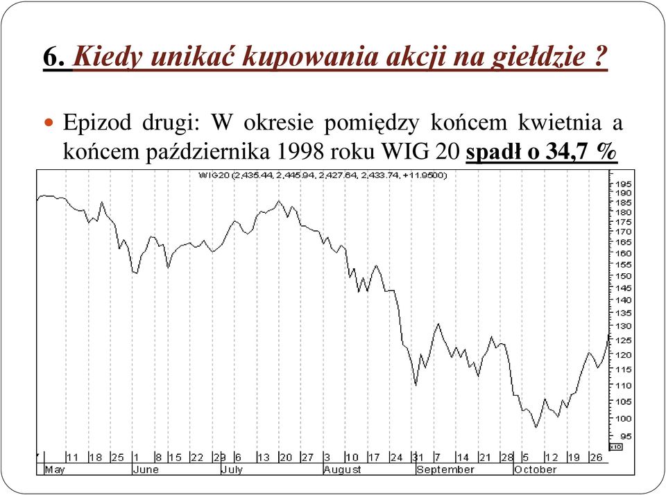 Epizod drugi: W okresie pomiędzy