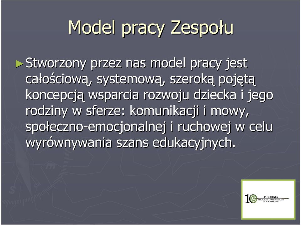 i jego rodziny w sferze: komunikacji i mowy, społeczno