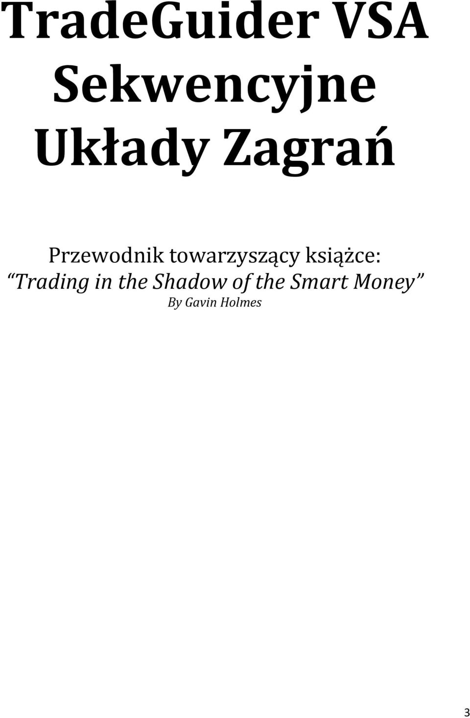 towarzyszący książce: Trading in