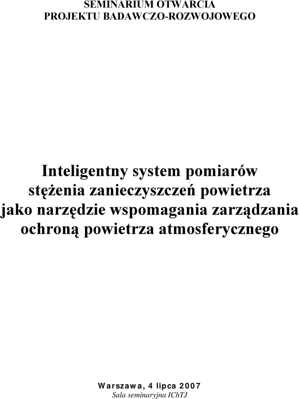 powietrza jako narzędzie wspomagania zarządzania ochroną