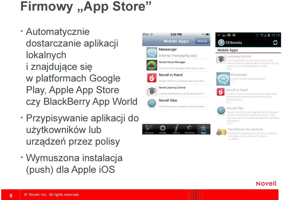 Store czy BlackBerry App World Przypisywanie aplikacji do