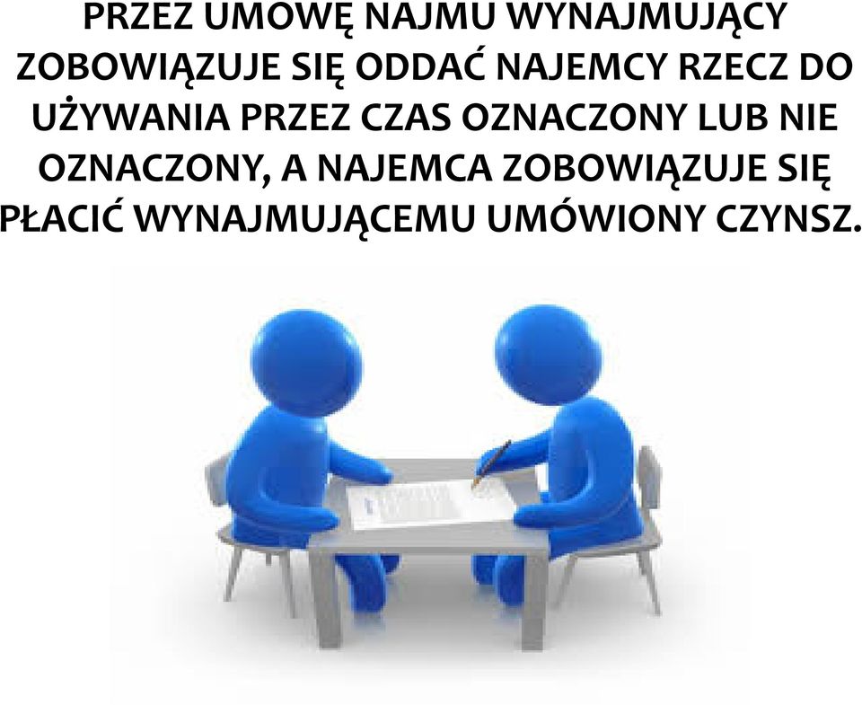 OZNACZONY LUB NIE OZNACZONY, A NAJEMCA