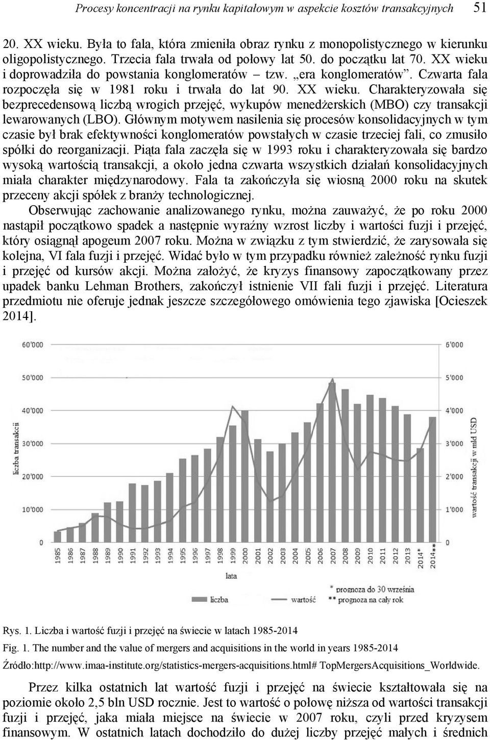 XX wieku. Charakteryzowała się bezprecedensową liczbą wrogich przejęć, wykupów menedżerskich (MBO) czy transakcji lewarowanych (LBO).