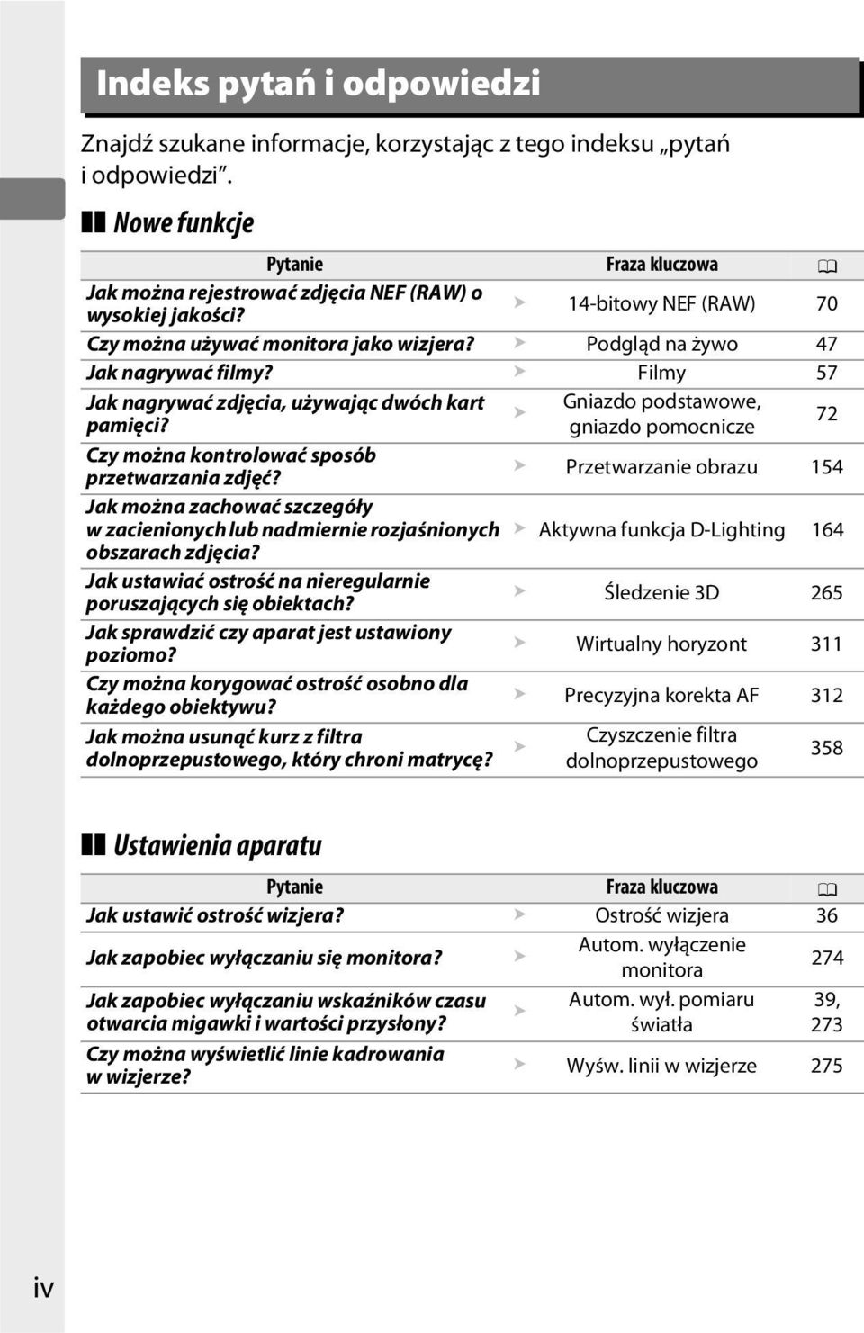 Czy można kontrolować sposób przetwarzania zdjęć? Jak można zachować szczegóły w zacienionych lub nadmiernie rozjaśnionych obszarach zdjęcia?