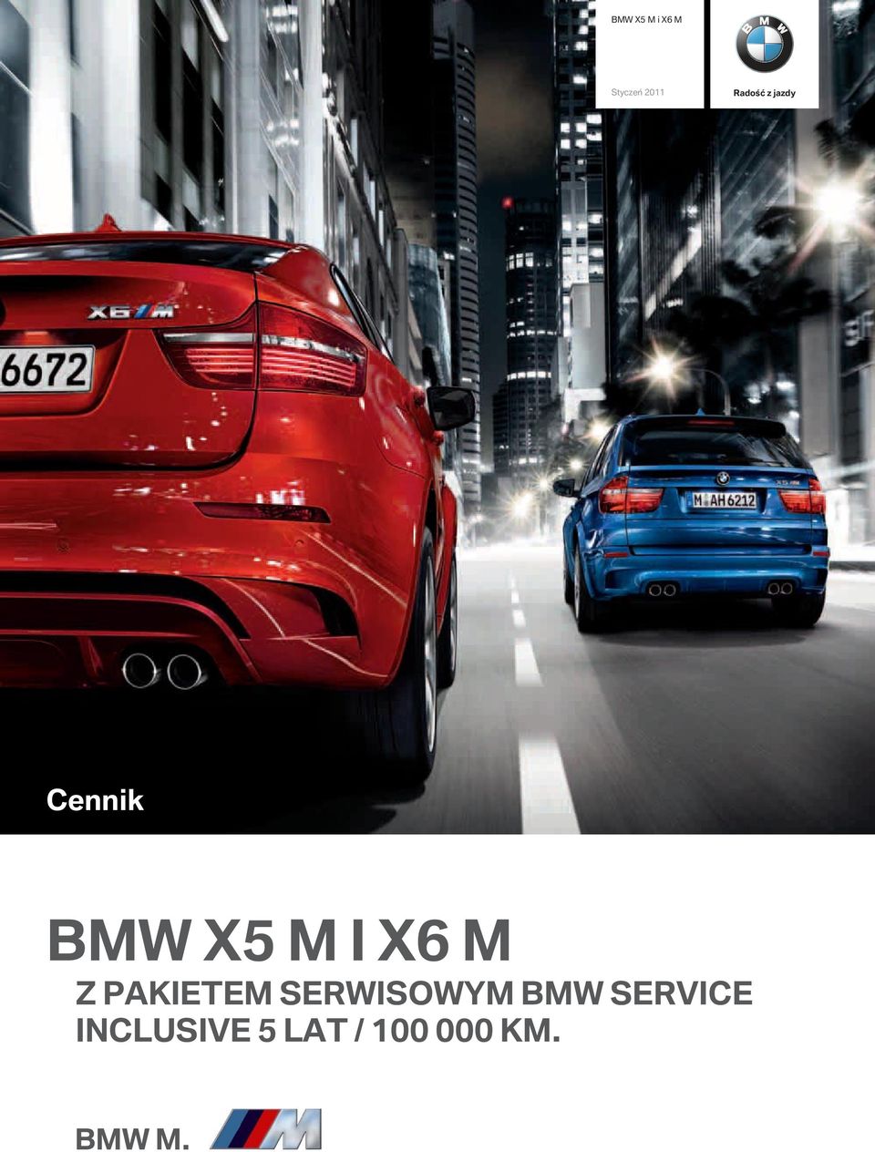 X6 M Z PAKIETEM SERWISOWYM BMW