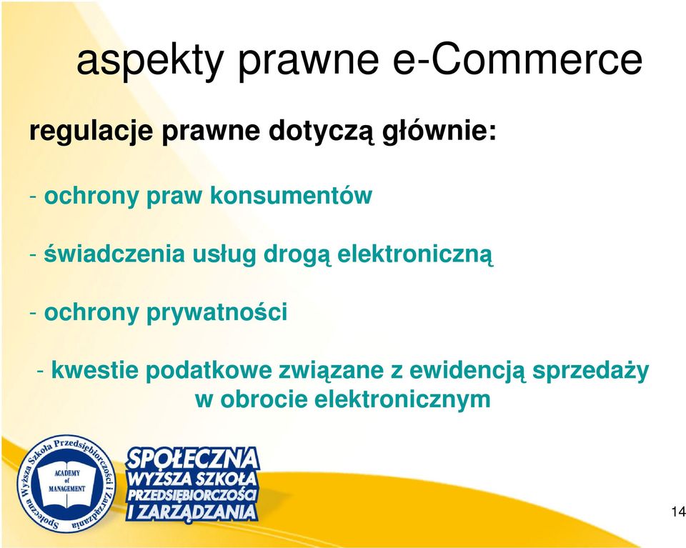 elektroniczną - ochrony prywatności - kwestie