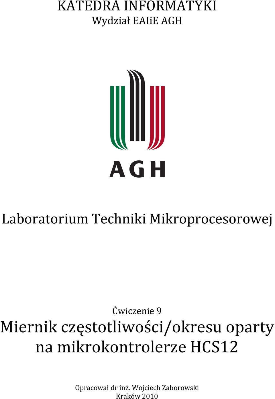 częstotliwości/okresu oparty na mikrokontrolerze
