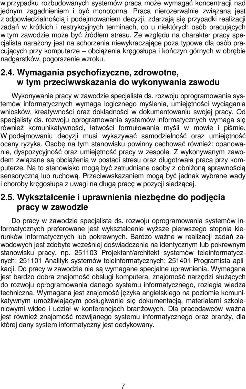 zawodzie może być źródłem stresu.