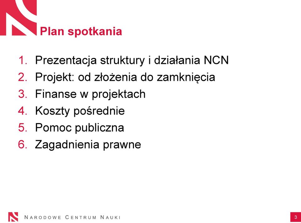 Projekt: od złożenia do zamknięcia 3.