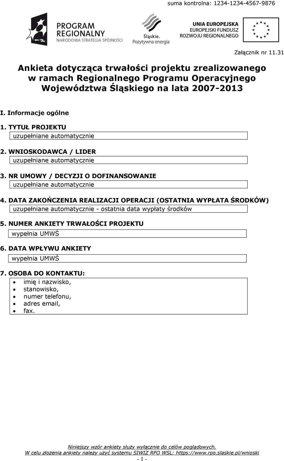 NR UMOWY / DECYZJI O DOFINANSOWANIE uzupełniane automatycznie 4.