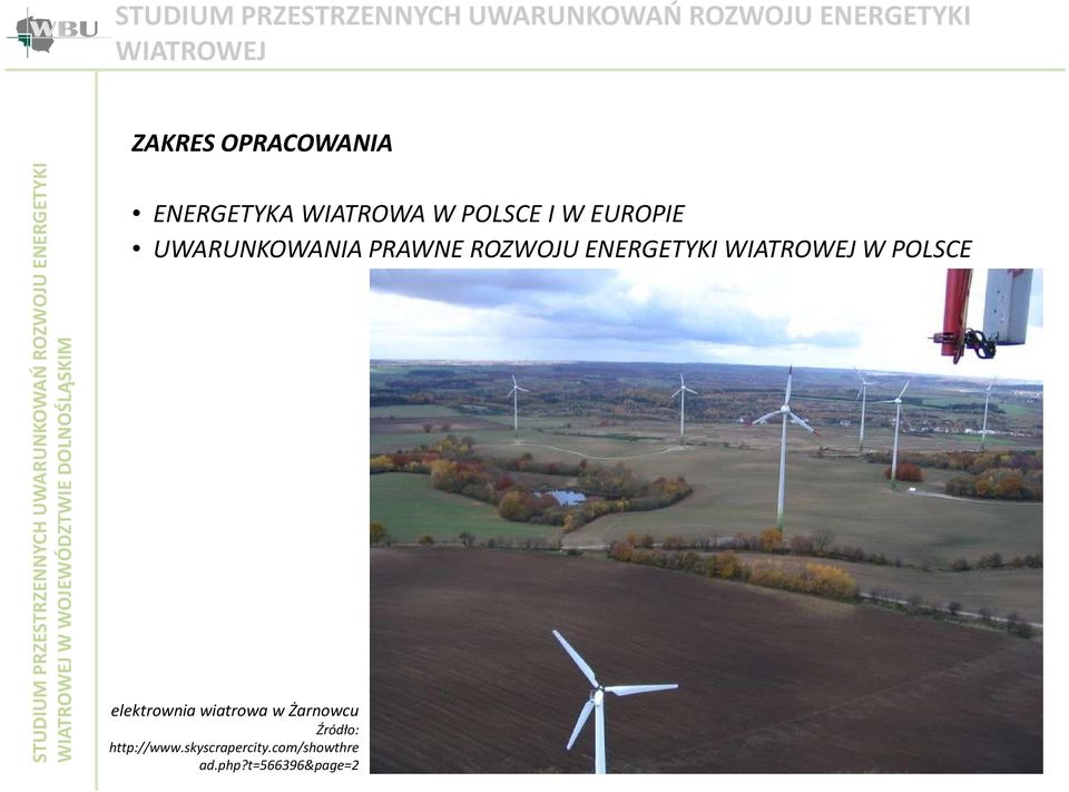 WIATROWEJ W POLSCE elektrownia wiatrowa w Żarnowcu