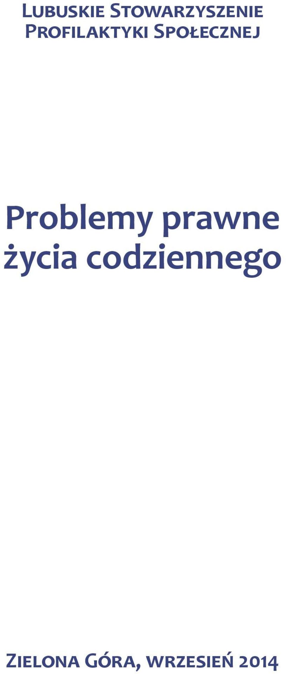 Problemy prawne życia