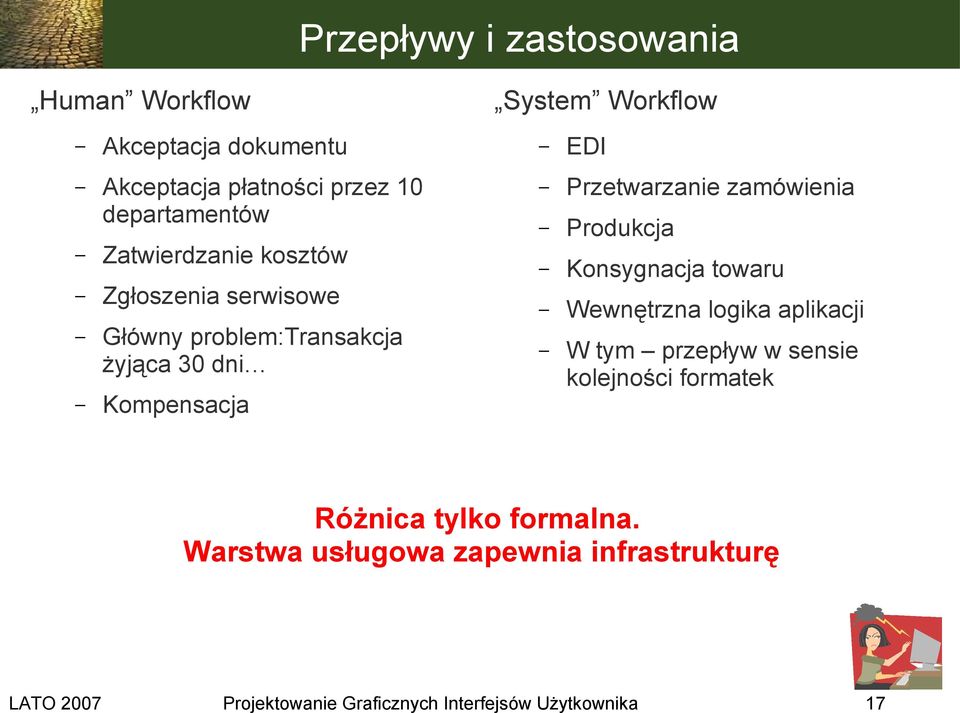 aplikacji W tym przepływ w sensie kolejności formatek Zatwierdzanie kosztów Zgłoszenia serwisowe Główny