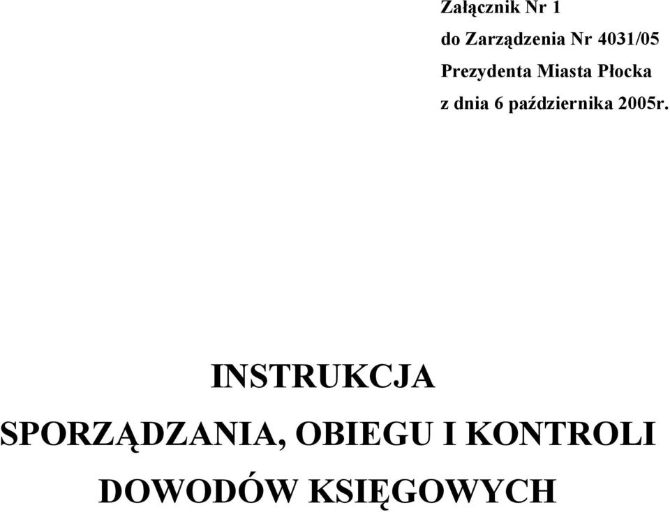 dnia 6 października 2005r.