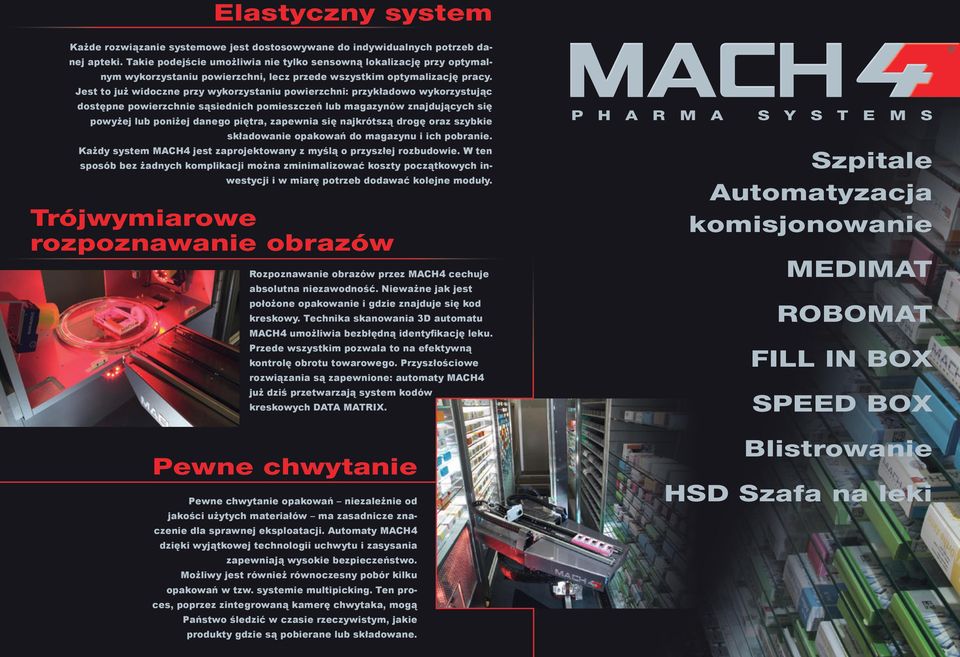 Jest to już widoczne przy wykorzystaniu powierzchni: przykładowo wykorzystując dostępne powierzchnie sąsiednich pomieszczeń lub magazynów znajdujących się powyżej lub poniżej danego piętra, zapewnia