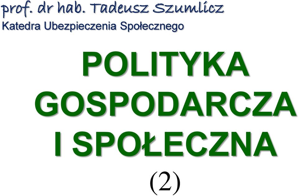 Ubezpieczenia Społecznego