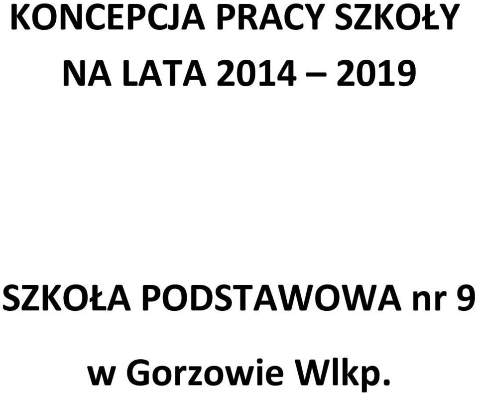 2019 SZKOŁA