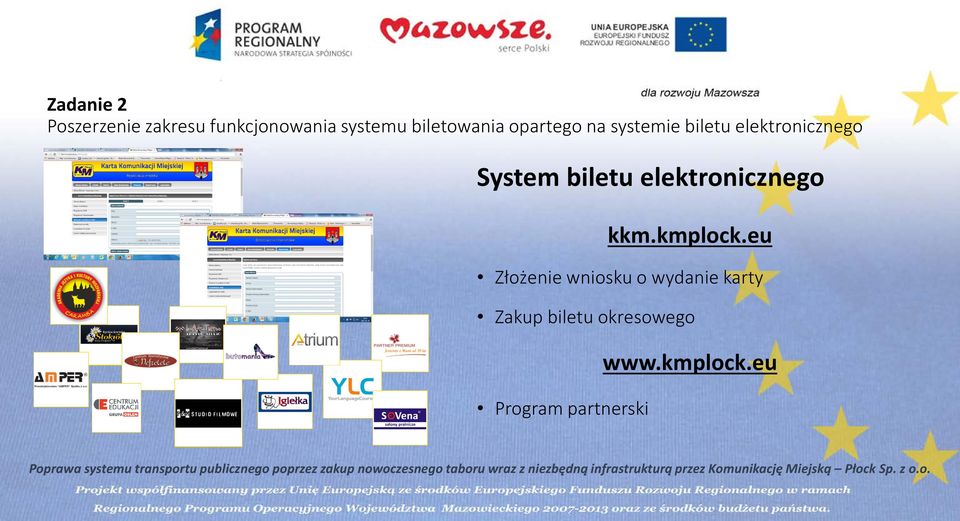 System biletu elektronicznego kkm.kmplock.