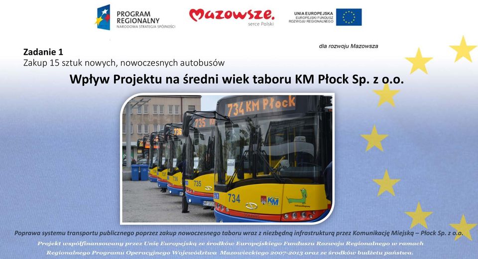 autobusów Wpływ Projektu na