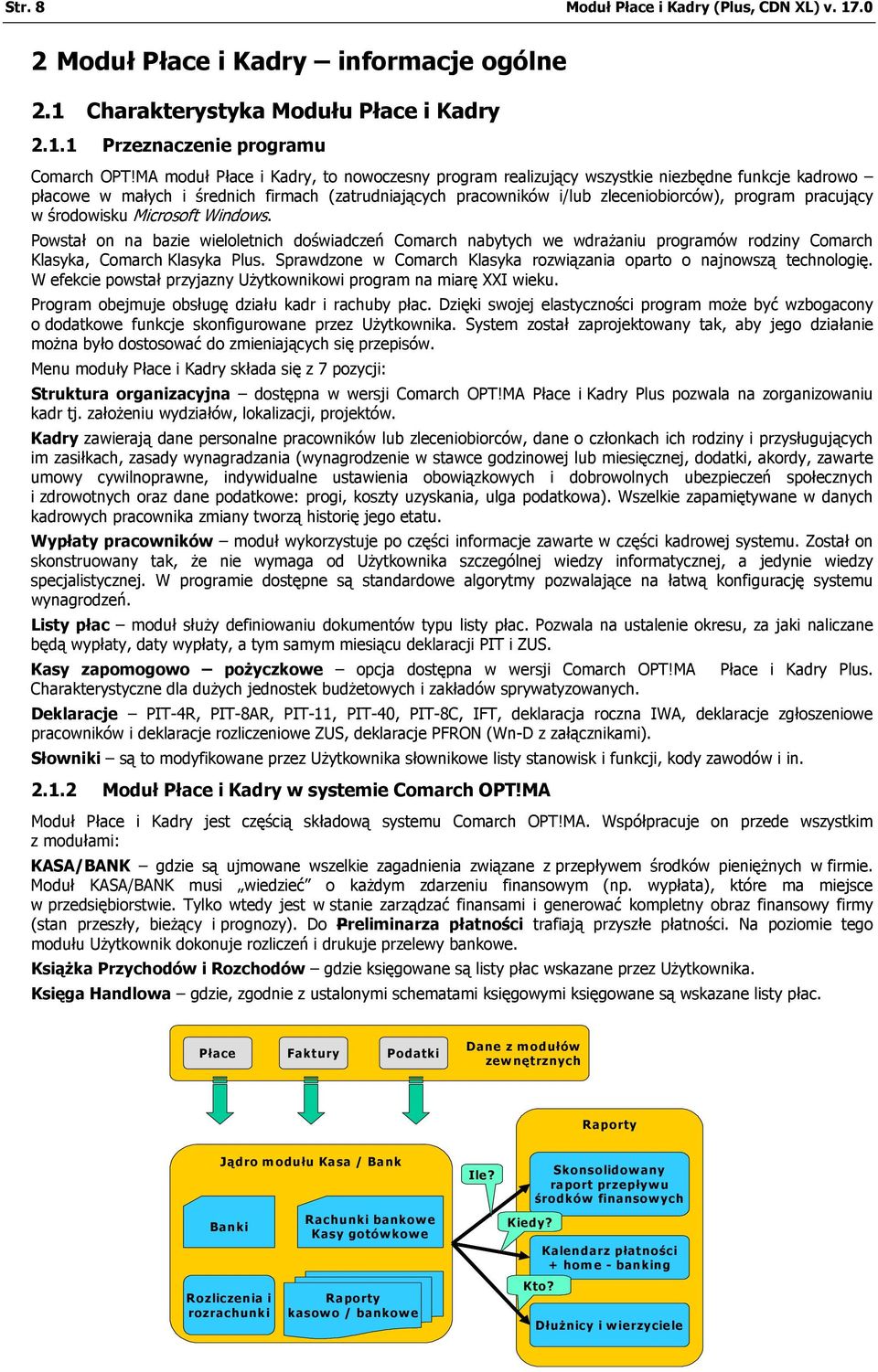 pracujący w środowisku Microsoft Windows. Powstał on na bazie wieloletnich doświadczeń Comarch nabytych we wdrażaniu programów rodziny Comarch Klasyka, Comarch Klasyka Plus.