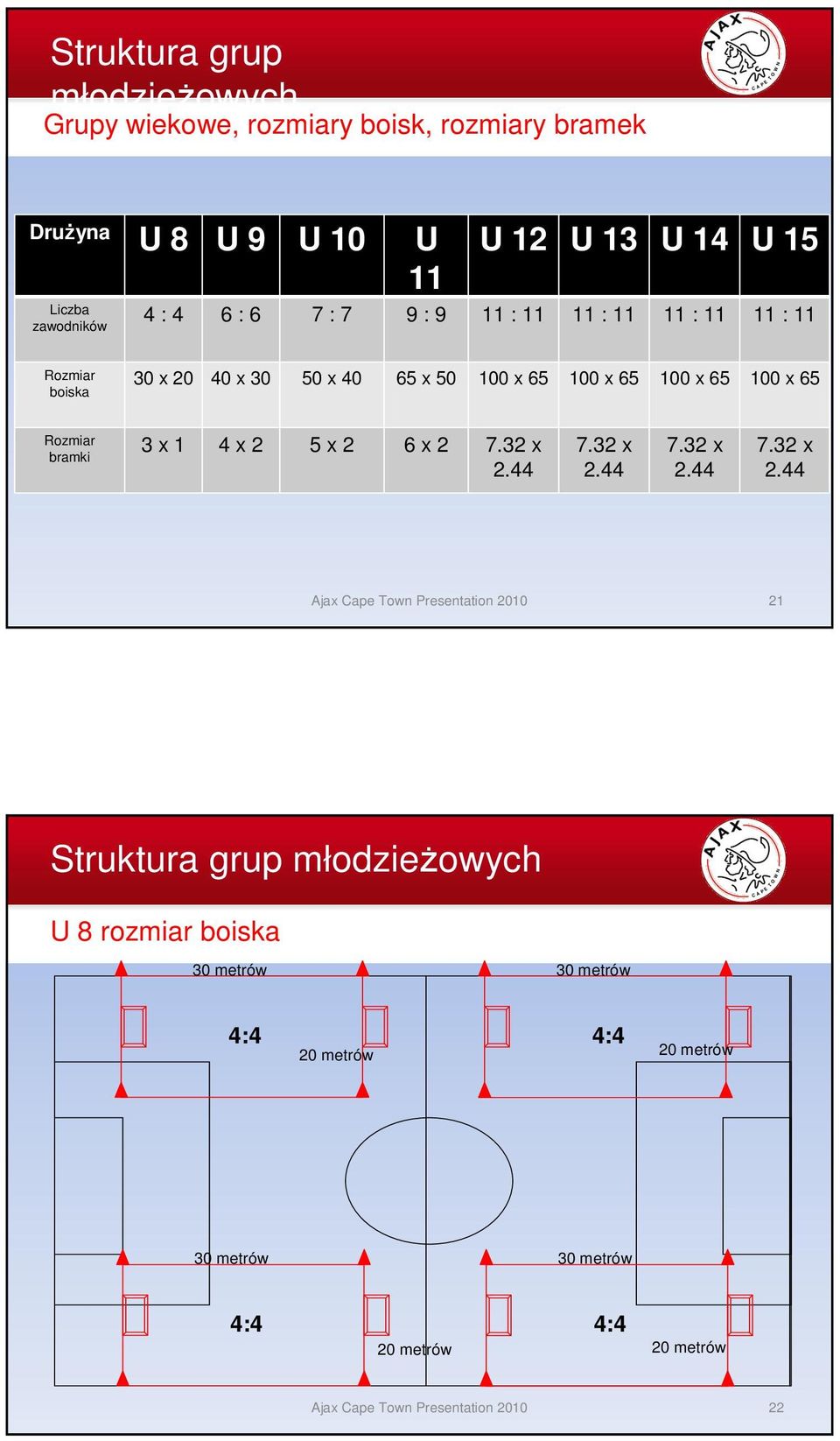 x 65 100 x 65 100 x 65 Rozmiar bramki 3 x 1 4 x 2 5 x 2 6 x 2 7.32 x 2.