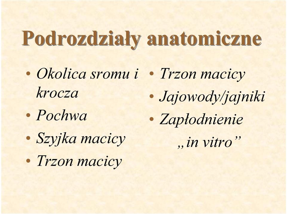 macicy Trzon macicy Trzon macicy