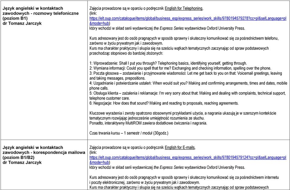 cc=pl&sellanguage=pl &mode=hub) który wchodzi w skład serii wydawniczej the Express Series wydawnictwa Oxford University Press.