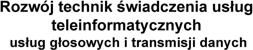 teleinformatycznych