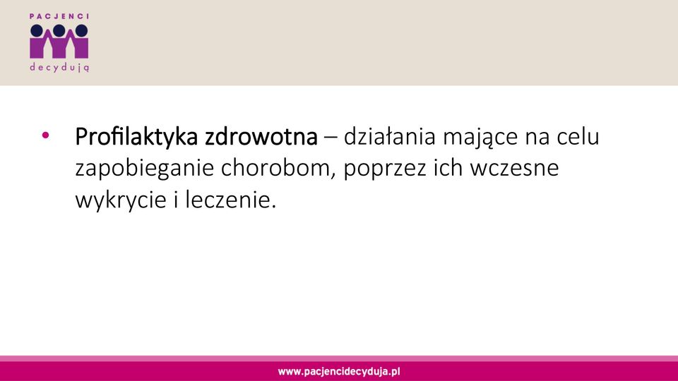 zapobieganie chorobom,