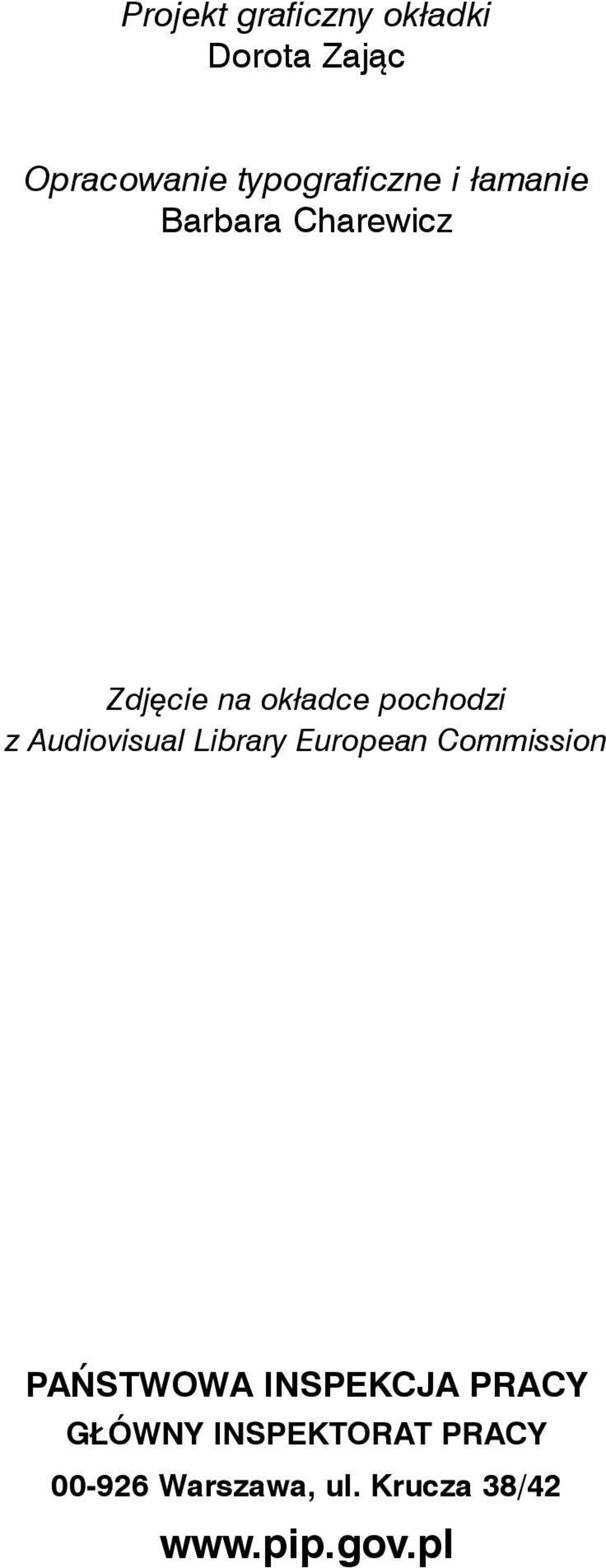 Audiovisual Library European Commission PAŃSTWOWA INSPEKCJA PRACY