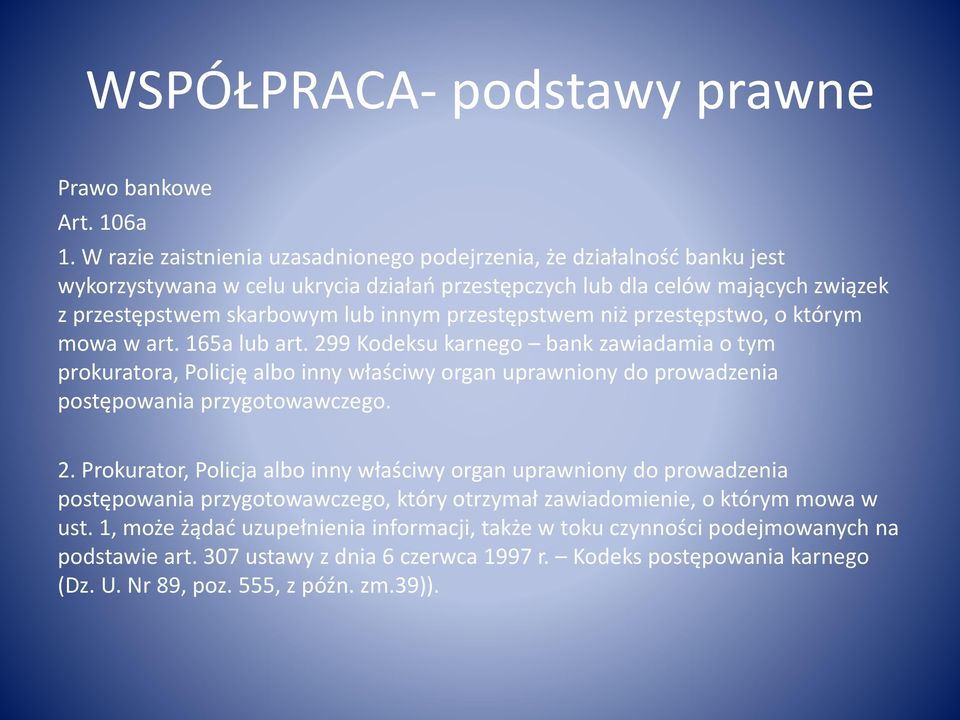 przestępstwem niż przestępstwo, o którym mowa w art. 165a lub art.