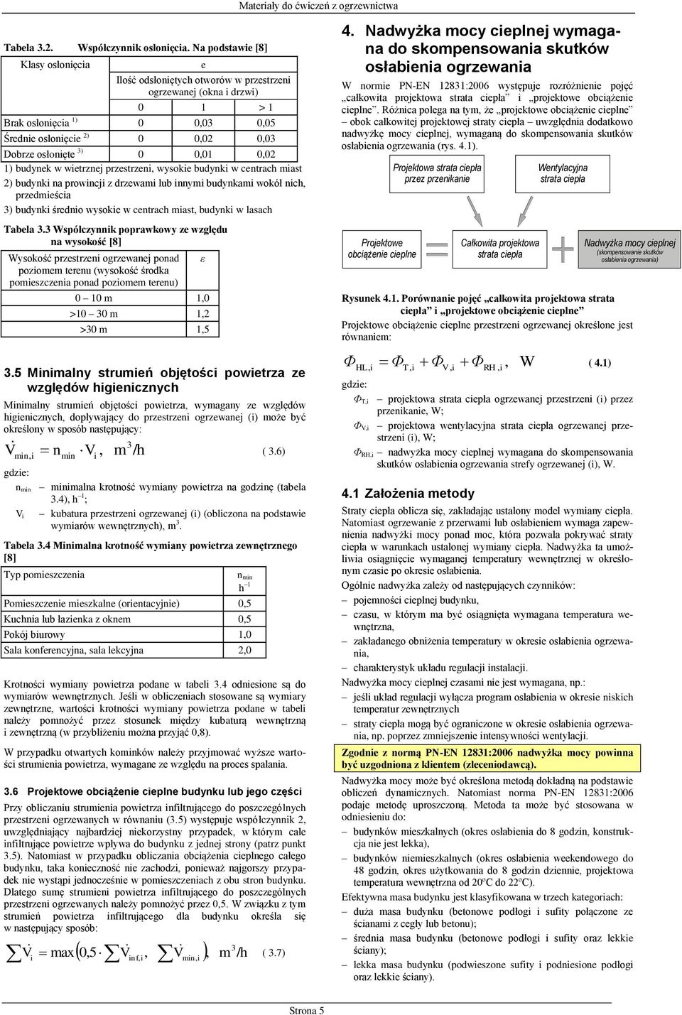 wyso budyn w cntrach mast 2) budyn na prowncj z drzwam ub nnym budynam woół nch przdmśca 3) budyn śrdno wyso w cntrach mast budyn w asach Taba 3.