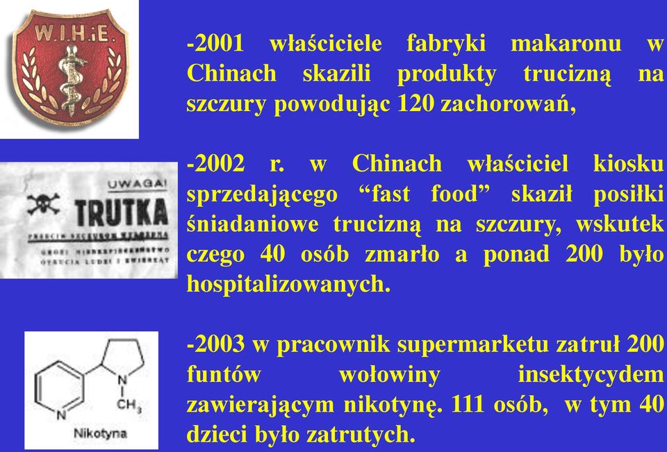 w Chinach właściciel kiosku sprzedającego fast food skaził posiłki śniadaniowe trucizną na szczury,