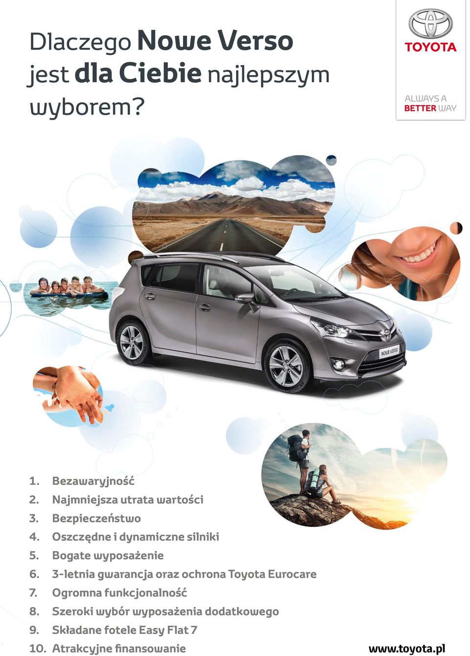 Bogate wyposażenie. 3-letnia gwarancja oraz ochrona Toyota Eurocare 7.