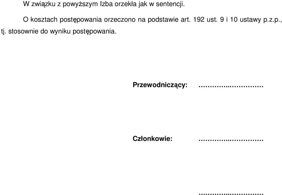 192 ust. 9 i 10 ustawy p.z.p., tj.