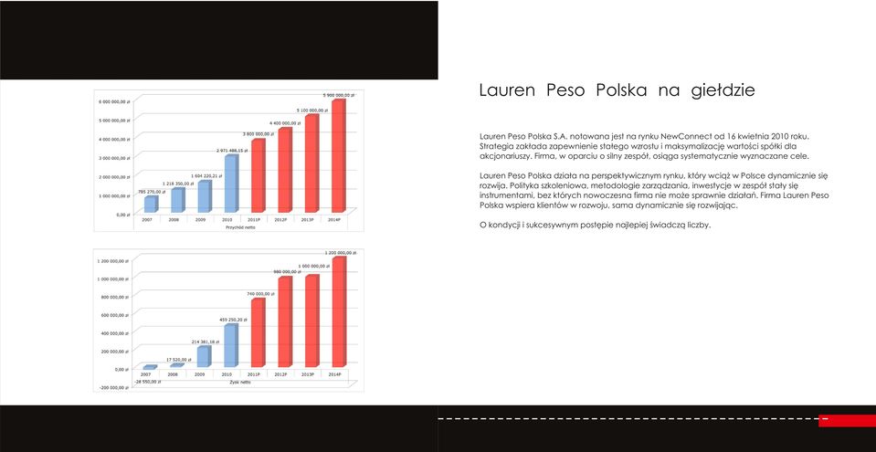 Lauren Peso Polska działa na perspektywicznym rynku, który wciąż w Polsce dynamicznie się rozwija.