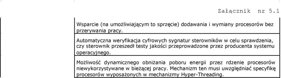 przeprowadzone przez producenta systemu operacyjnego.