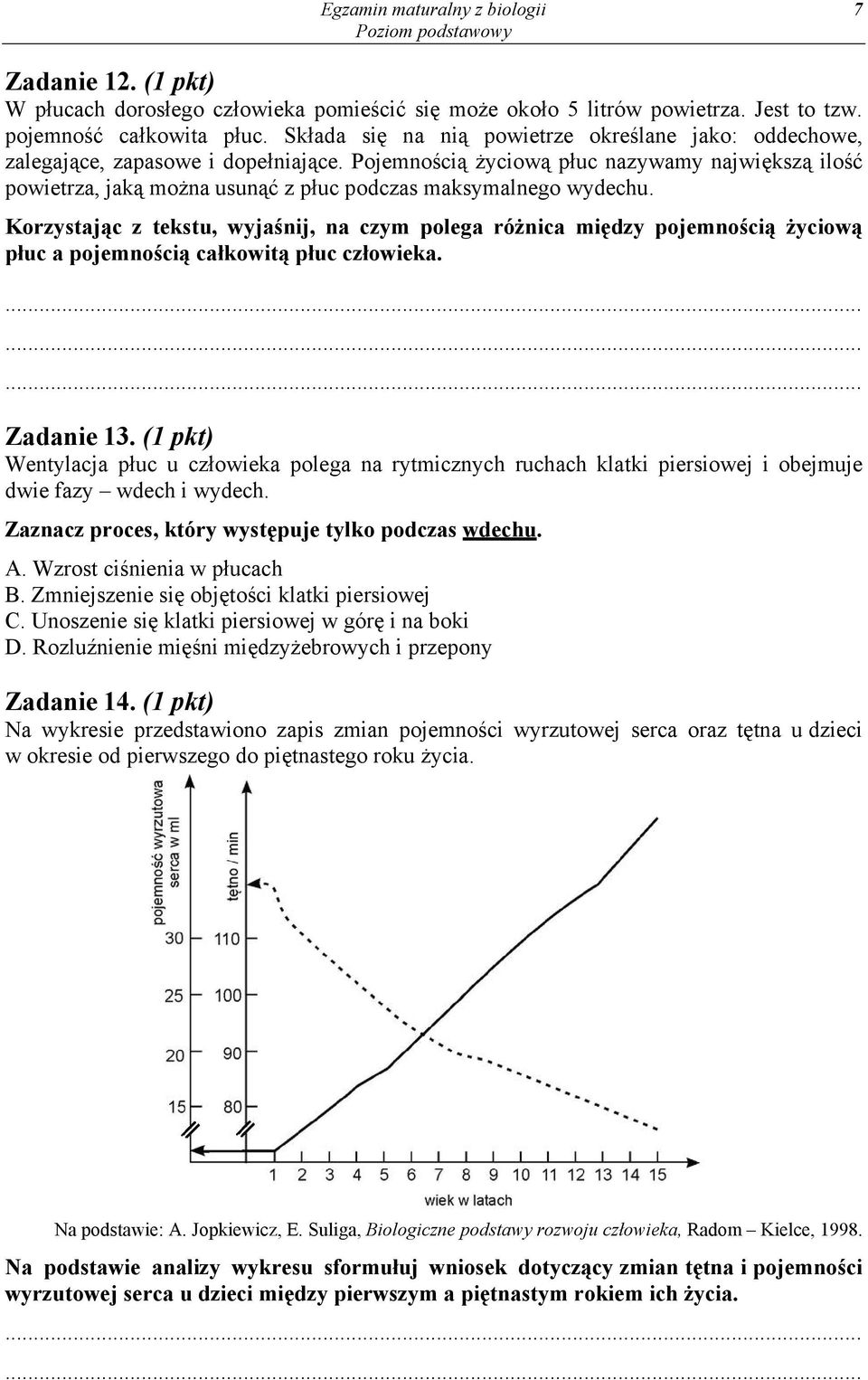 Pojemnością życiową płuc nazywamy największą ilość powietrza, jaką można usunąć z płuc podczas maksymalnego wydechu.