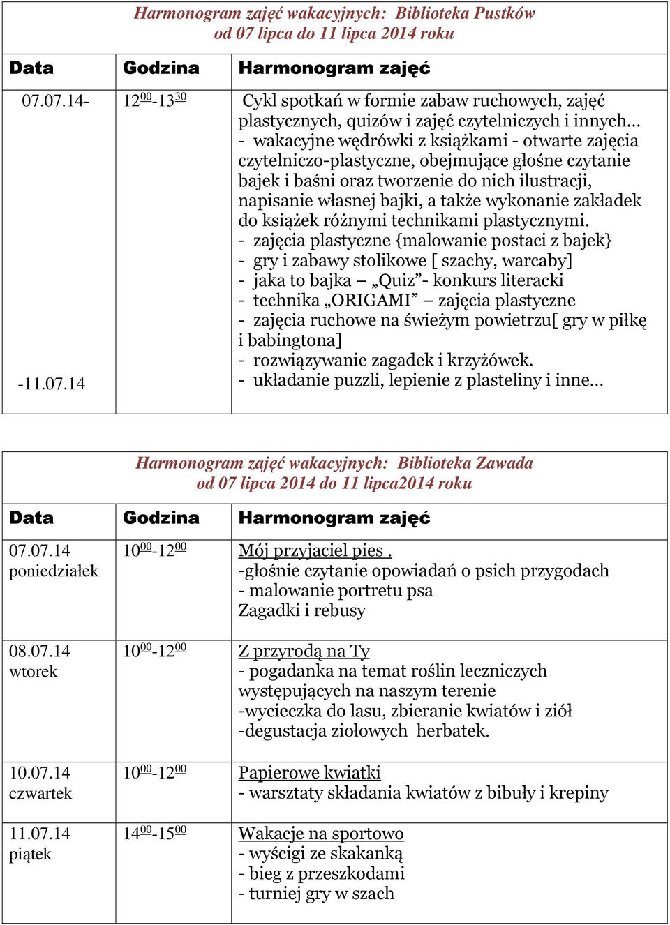 zakładek do książek różnymi technikami plastycznymi.