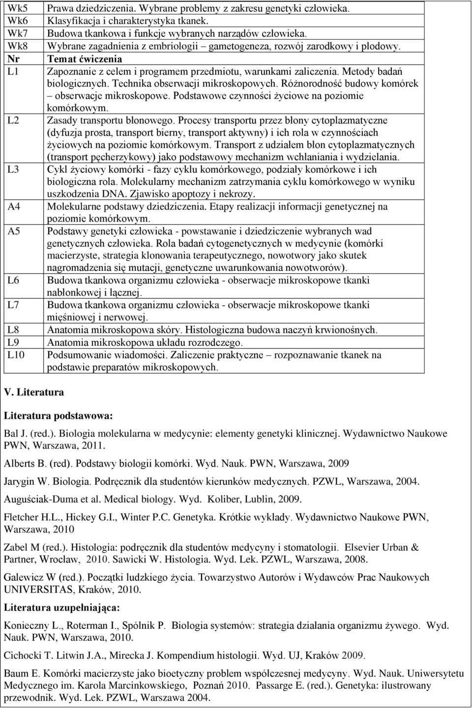 Temat ćwiczenia Zapoznanie z celem i programem przedmiotu, warunkami zaliczenia. Metody badań biologicznych. Technika obserwacji mikroskopowych. Różnorodność budowy komórek obserwacje mikroskopowe.