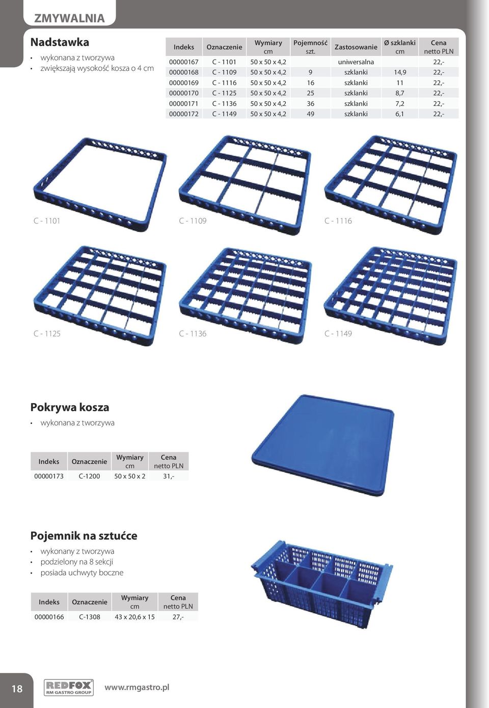 szkanki 11 22,- 00000170 C - 1125 50 x 50 x 4,2 25 szkanki 8,7 22,- 00000171 C - 1136 50 x 50 x 4,2 36 szkanki 7,2 22,- 00000172 C - 1149 50 x 50 x 4,2 49