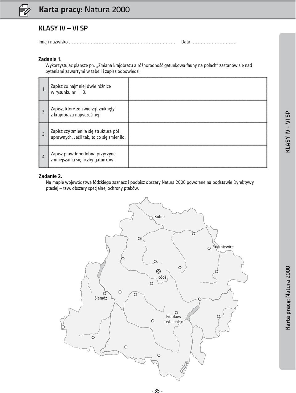 Zapisz, które ze zwierząt zniknęły z krajobrazu najwcześniej. Zapisz czy zmieniła się struktura pól uprawnych. Jeśli tak, to co się zmieniło.