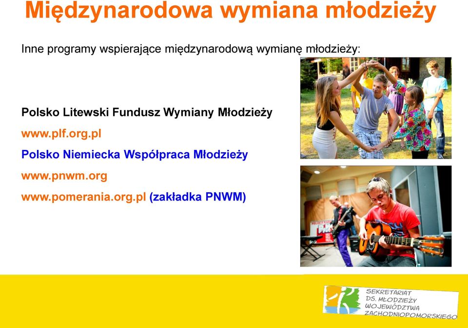 Wymiany Młodzieży www.plf.org.