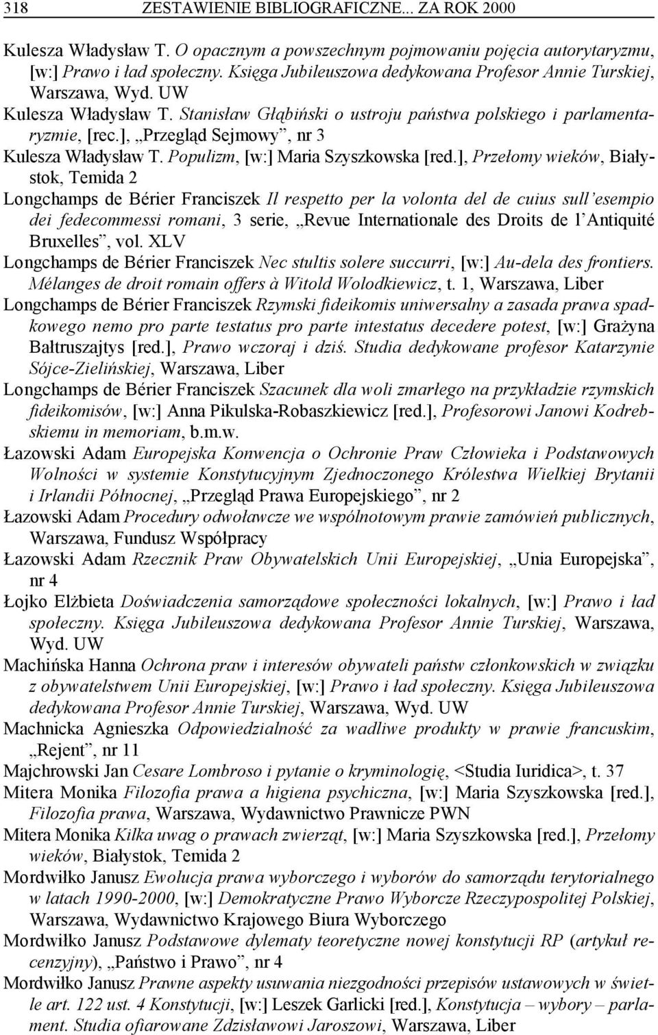 ], Przegląd Sejmowy, nr 3 Kulesza Władysław T. Populizm, [w:] Maria Szyszkowska [red.