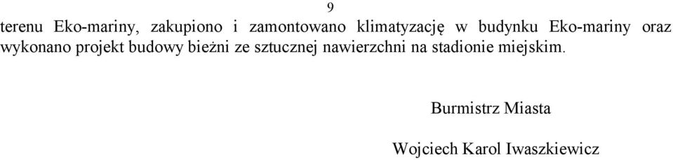 projekt budowy bieżni ze sztucznej nawierzchni na