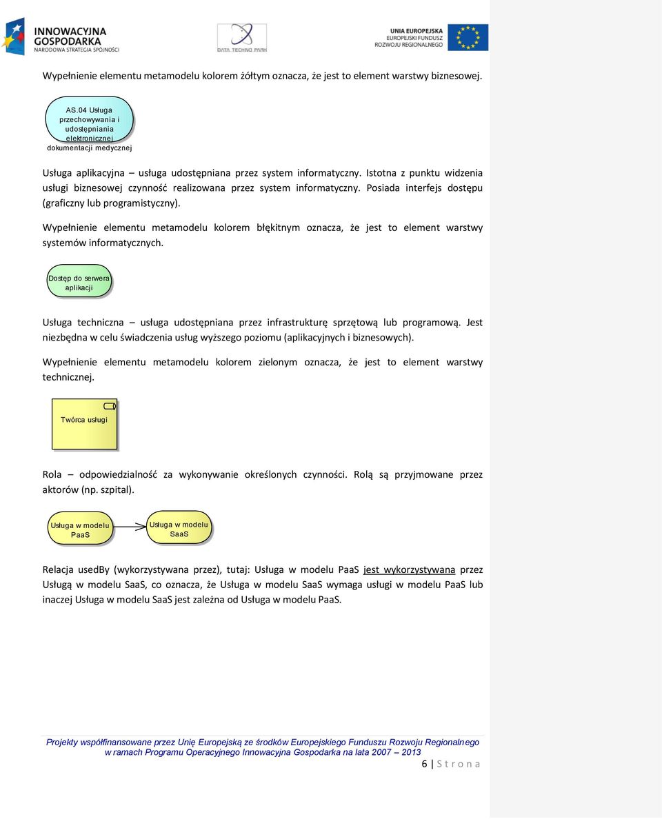 Istotna z punktu widzenia usługi biznesowej czynność realizowana przez system informatyczny. Posiada interfejs dostępu (graficzny lub programistyczny).