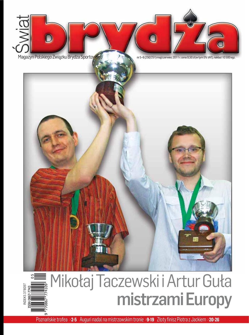 INDEKS 378097 Mikołaj Taczewski i Artur Guła mistrzami Europy