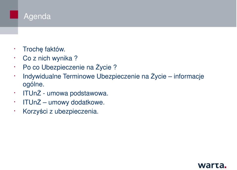 Indywidualne Terminowe Ubezpieczenie na Życie